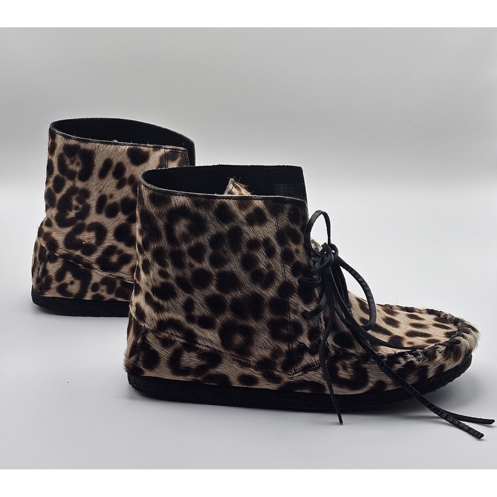 Isabel Marant Wild Arapaho Flavie‎ Calf Hair Boots Size 36 US 5.5-6 Animal Print